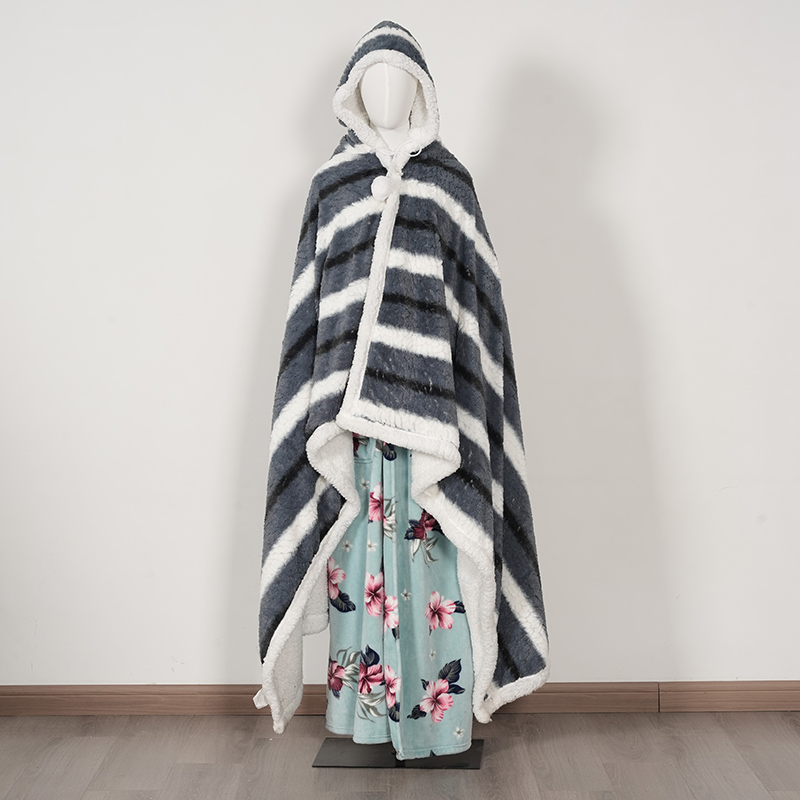 Solid Loungwear Cape